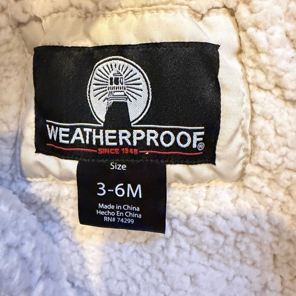 Weatherproof Ivory Quilted Kids Footie - Picture 3 of 5